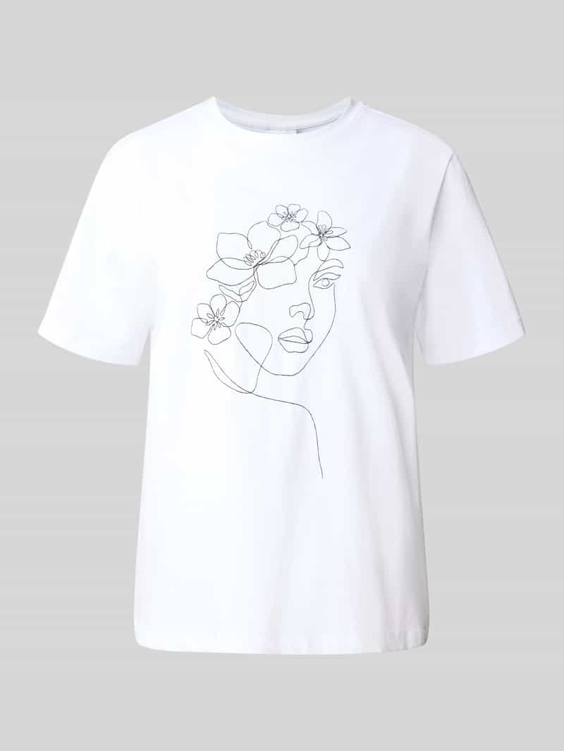 T-shirt z nadrukowanym motywem model ‘NORA’