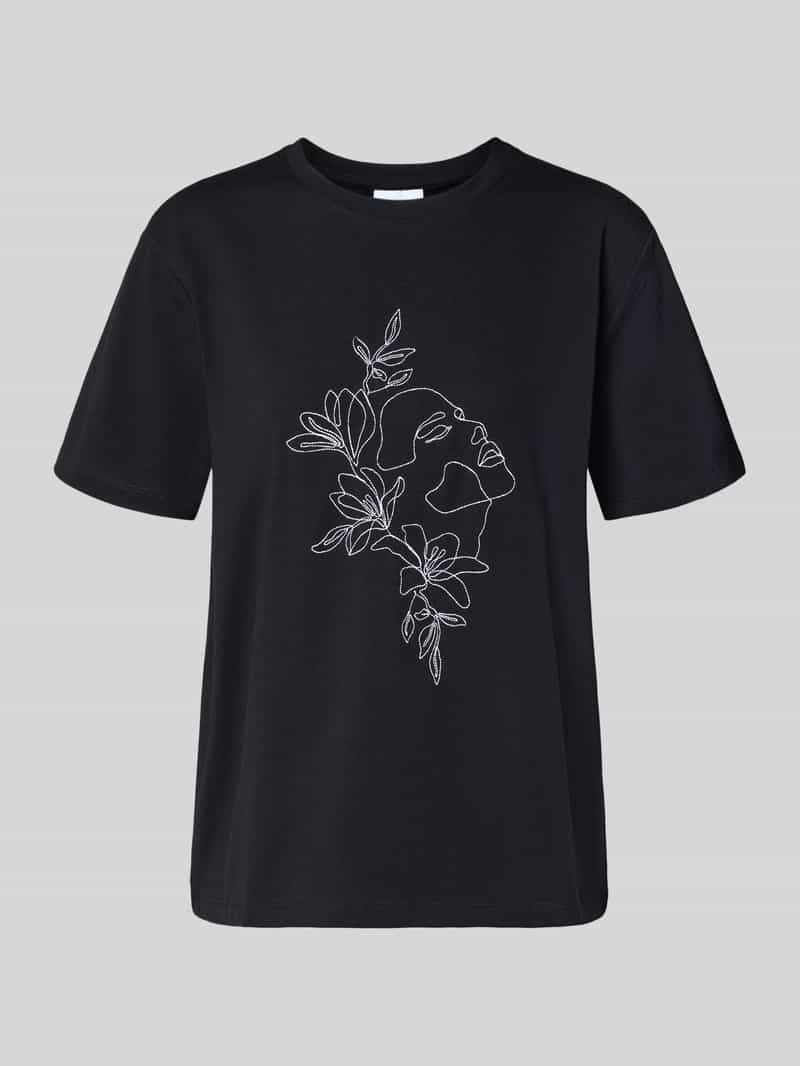 T-shirt z nadrukowanym motywem model ‘NORA’