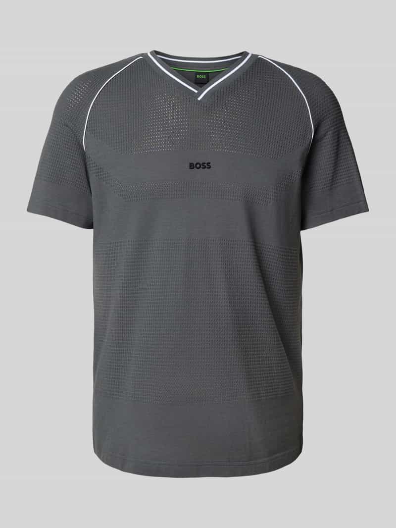 T-shirt o kroju regular fit z czystej bawełny model ‘TEE RETRO TL’