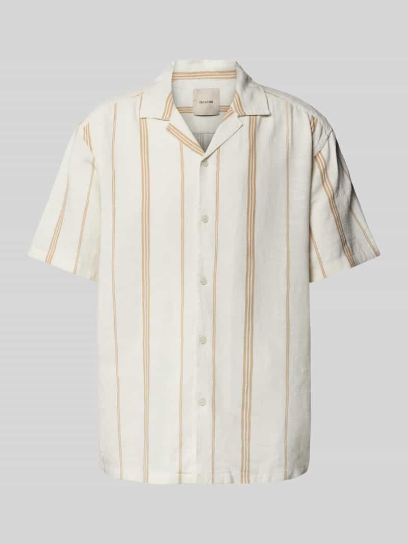 Koszula casualowa o luźnym kroju z mieszanki wiskozy