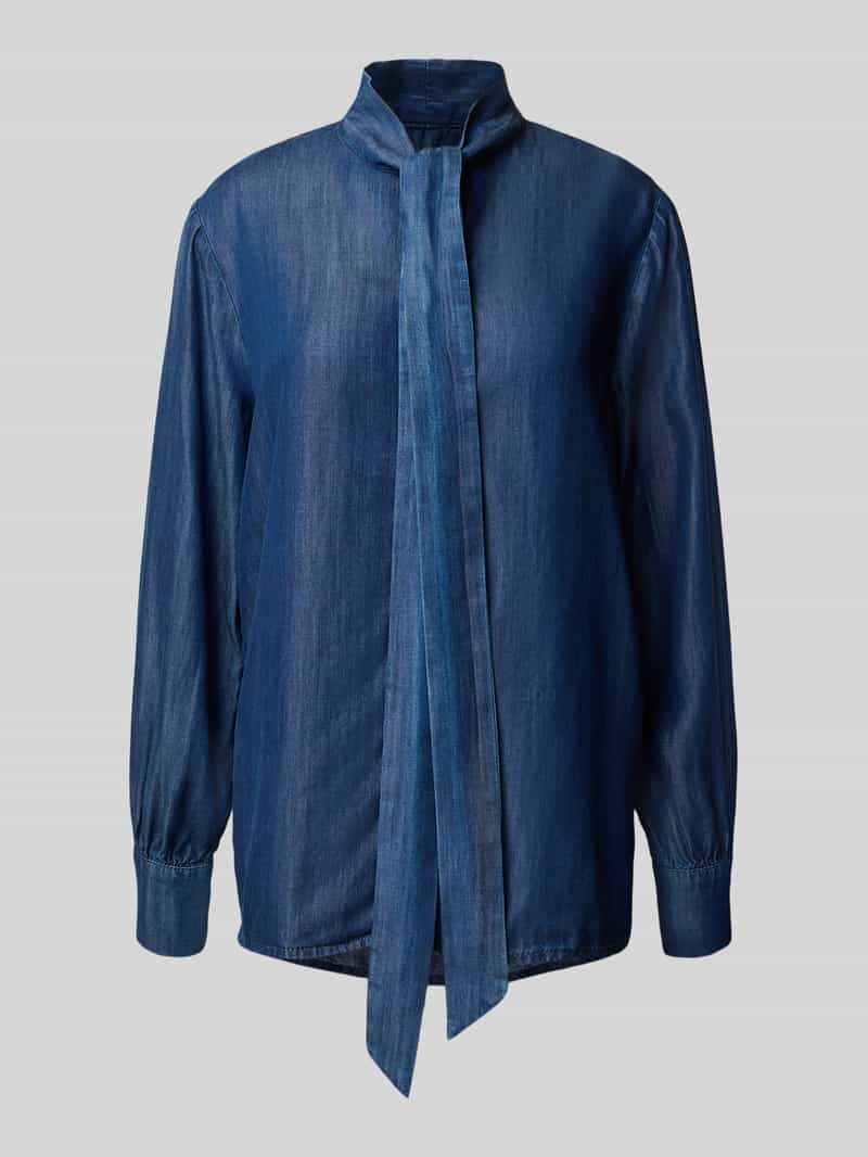 Bluzka zakładana przez głowę z imitacji denimu model ‘ULLA’