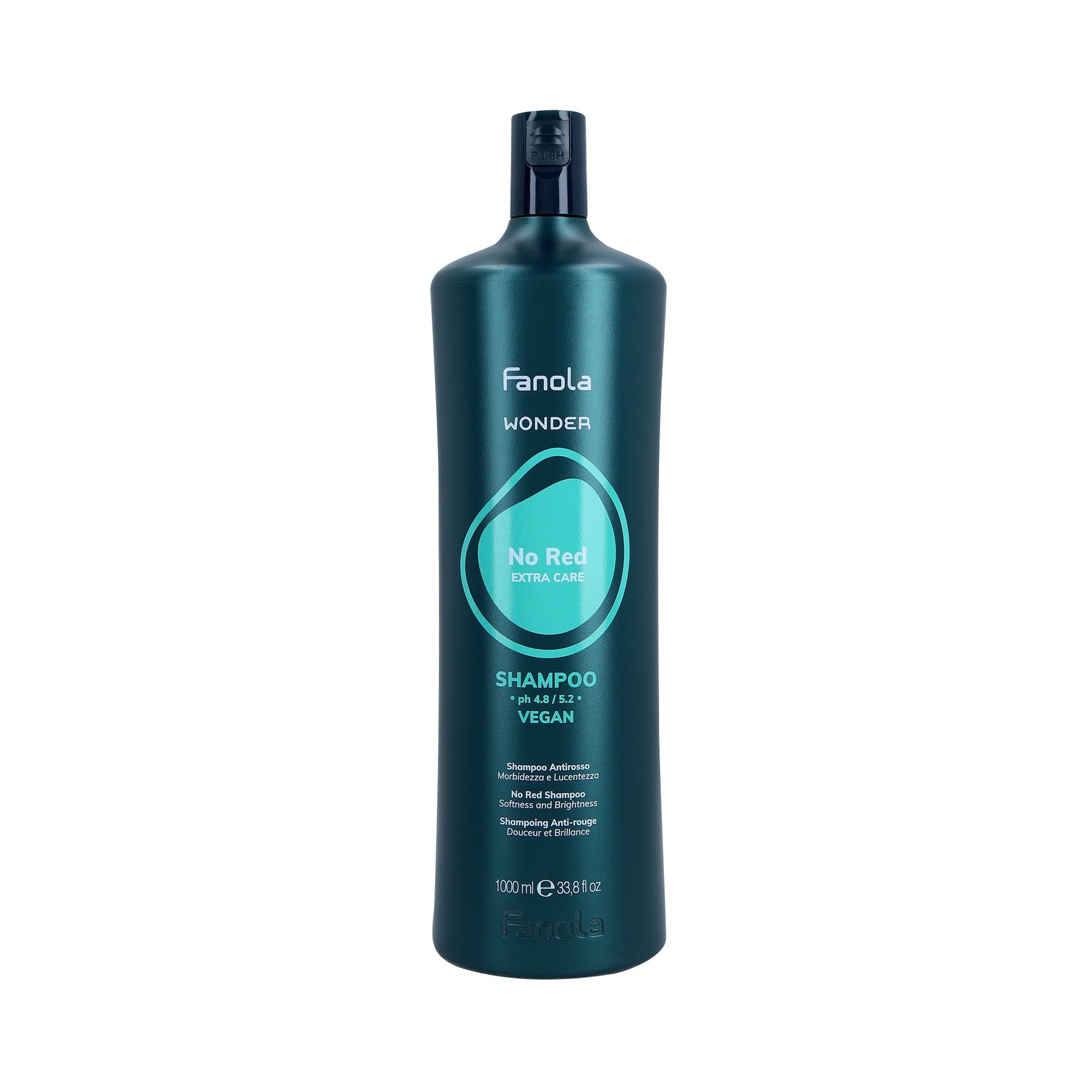 FANOLA WONDER NO RED EXTRA CARE Szampon neutralizujący do włosów brązowych 1000ml