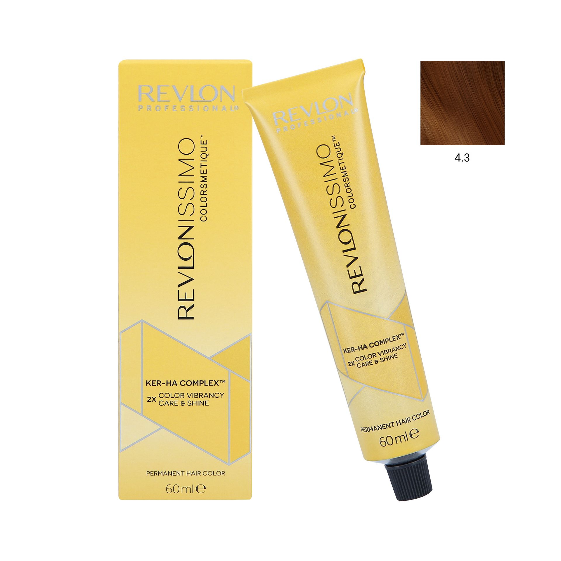 REVLON REVLONISSIMO COLORSMETIQUE Profesjonalna farba do włosów 60ml : REVLON REVLONISSIMO CC 60ml - 4.3