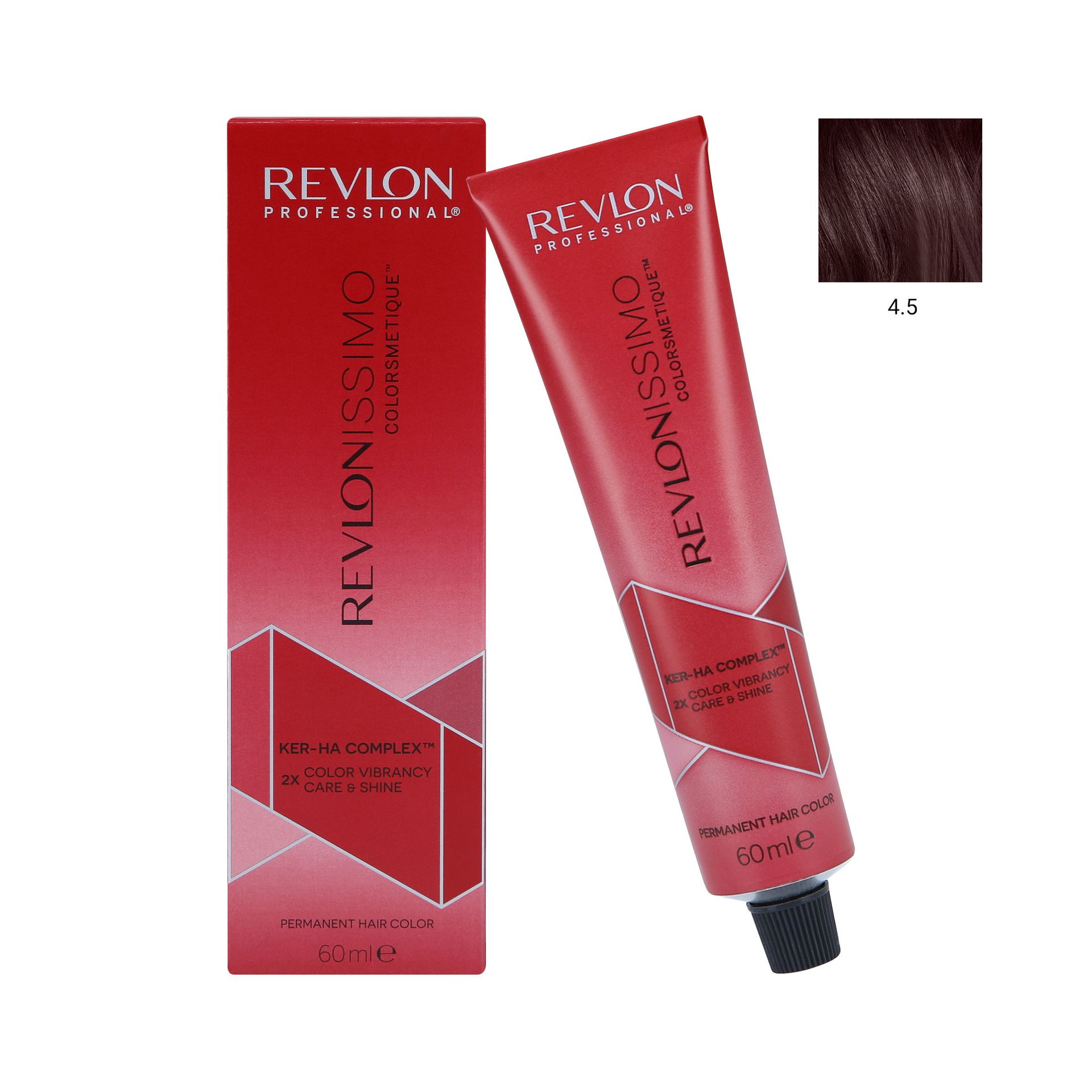 REVLON REVLONISSIMO COLORSMETIQUE Profesjonalna farba do włosów 60ml : REVLON REVLONISSIMO CC 60ml - 4.5