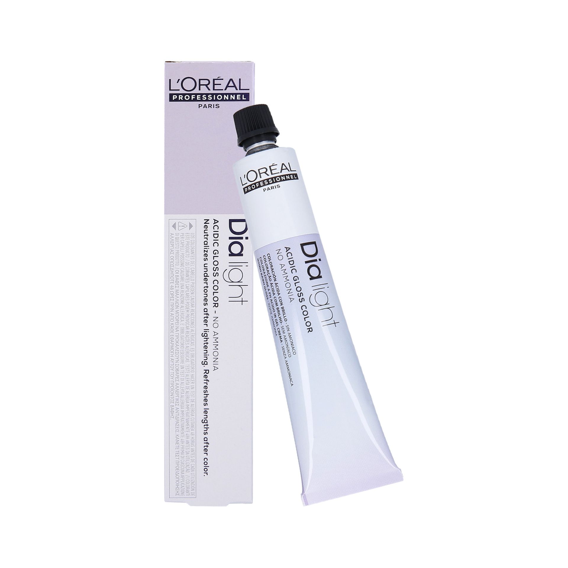 L'OREAL PROFESSIONNEL DIA LIGHT Farba do włosów 50ml : L'OREAL PROFESSIONNEL NEW DIALIGHT 50ml - 7.4