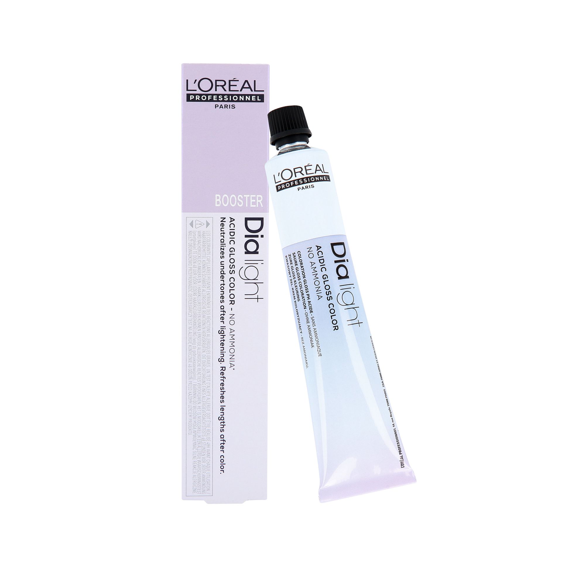 LOREAL PROFESSIONNEL DIA LIGHT ACIDIC GLOSS COLOR BOOSTER Kwasowy pigment koloryzujący 50ml : L'OREAL PROFESSIONNEL DIA LIGHT BOOSTER 50ml - Violet
