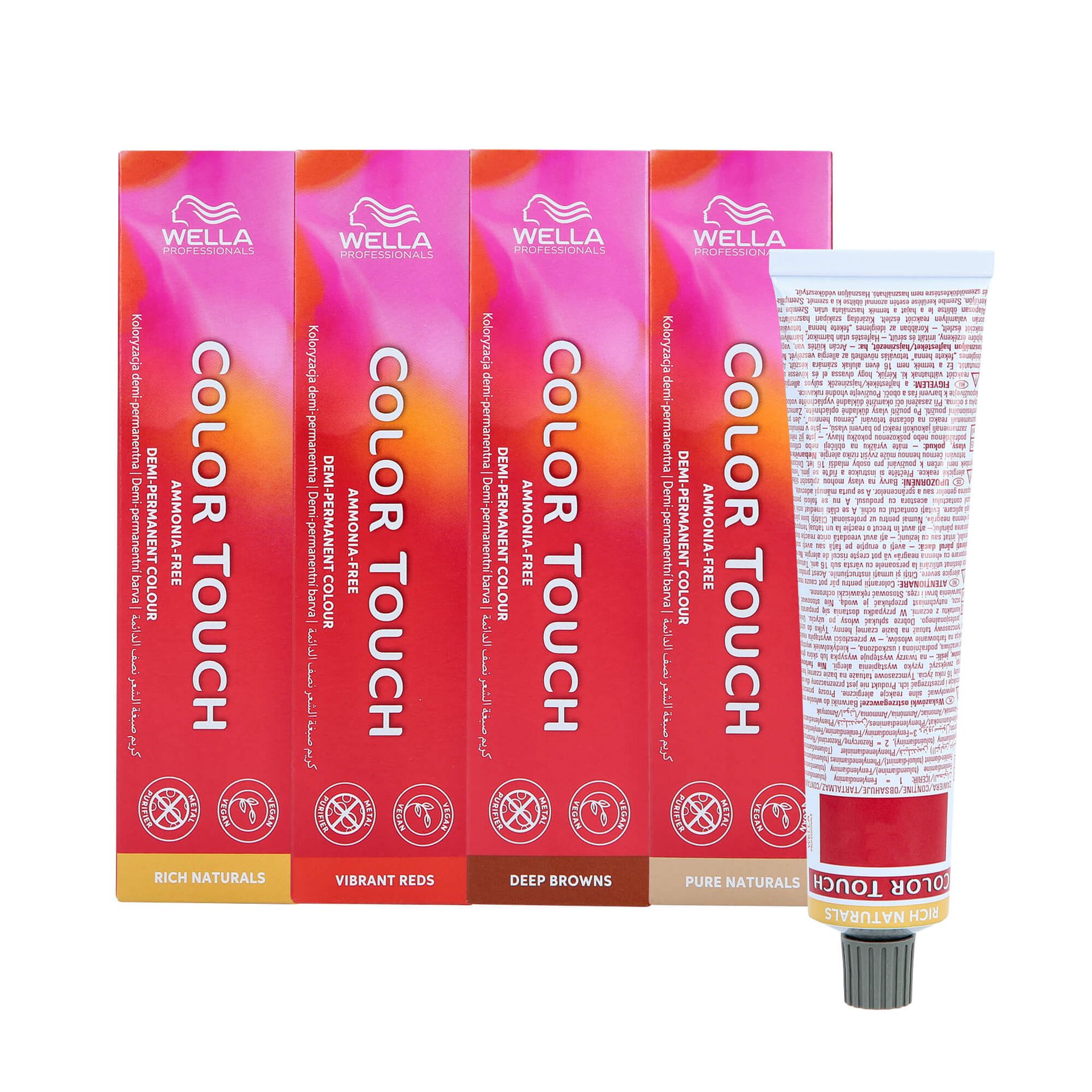 WELLA PROFESSIONALS COLOR TOUCH Farba do włosów bez amoniaku 60ml : WELLA PROFESSIONALS COLOR TOUCH II 60ml - 6/4