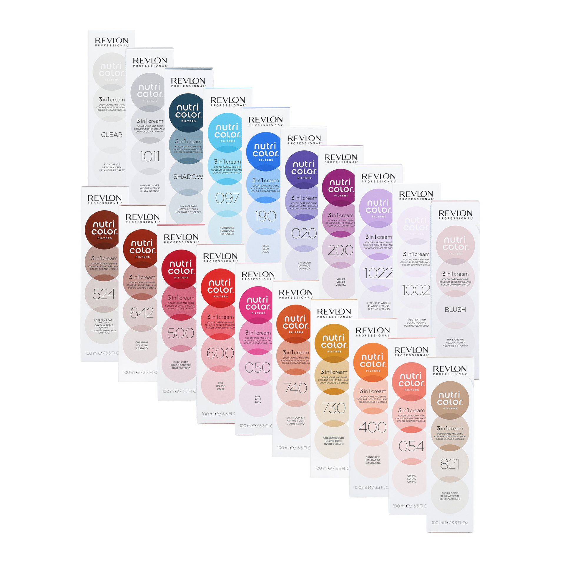 REVLON PROFESSIONAL NUTRI COLOR™ FILTERS Maska koloryzująca 100ml : REVLON NUTRI COLOR FILTERS 100ml - 053 Iced Rose