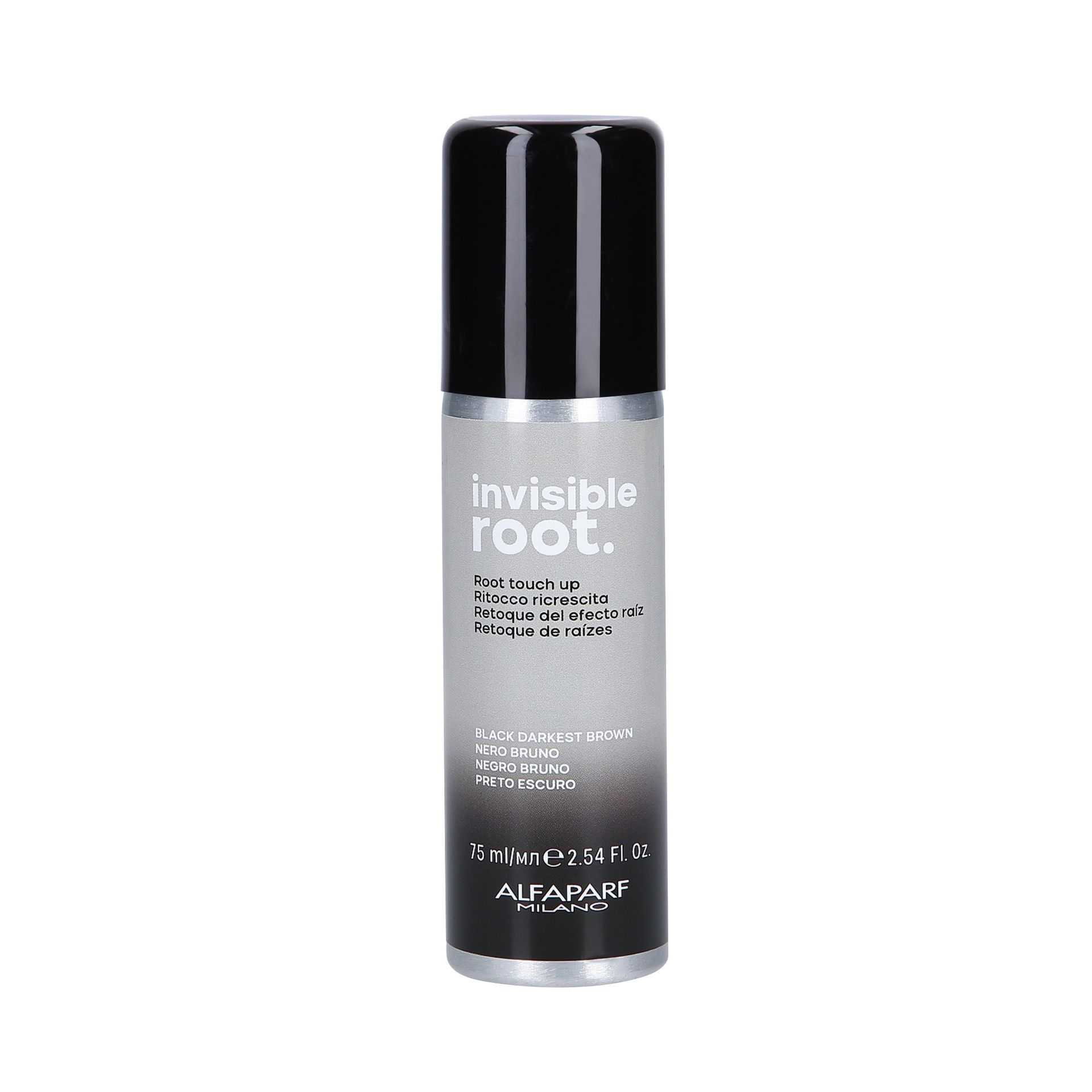 ALFAPARF INVISIBLE ROOT Spray korygujący odrosty 75ml : ALFAPARF ROOT COLOR SPRAY 75ml - Black
