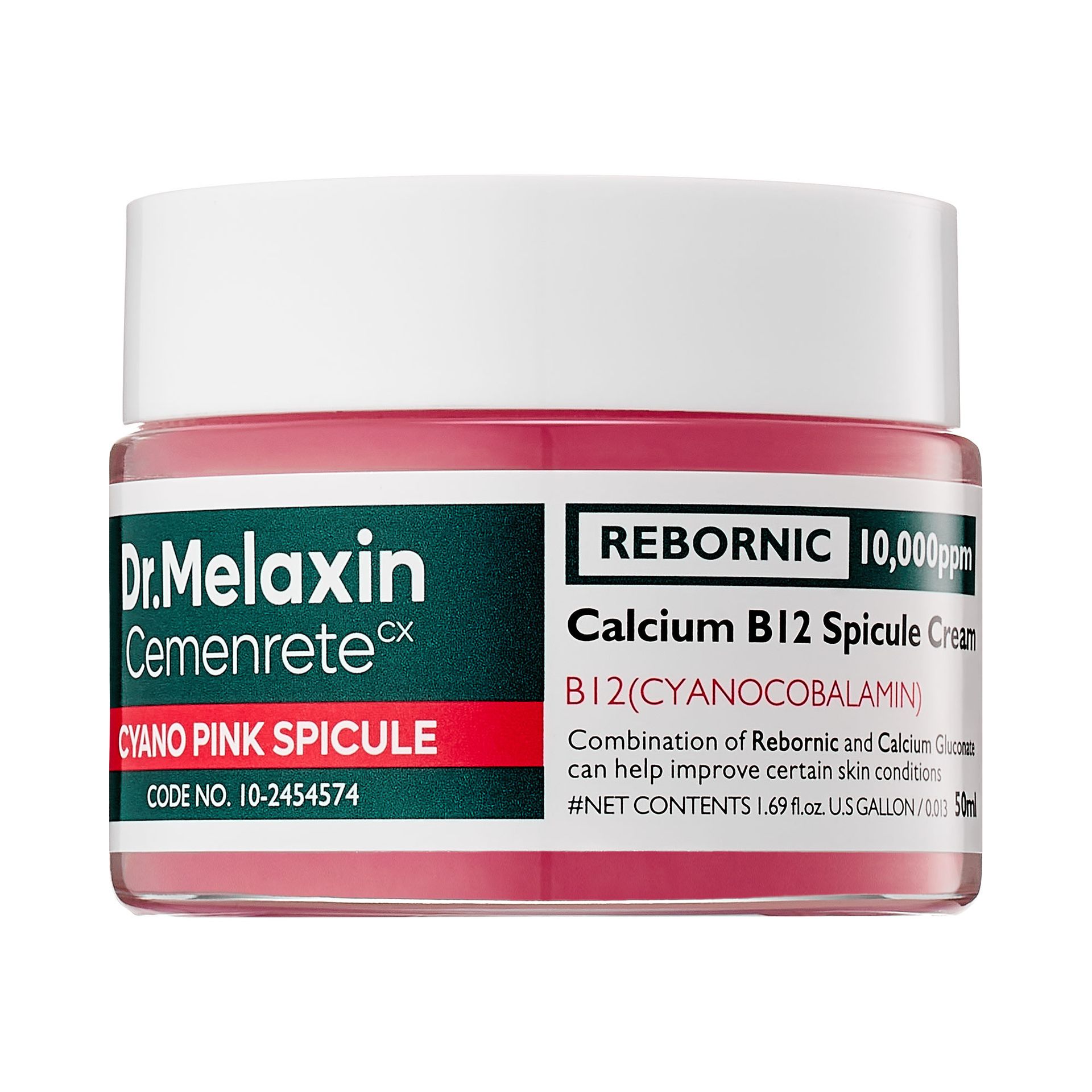 DR.MELAXIN CEMENRETE LINE Intensywnie regenerujący krem z mikroskopijnymi spikulami i witaminą B12 50ml
