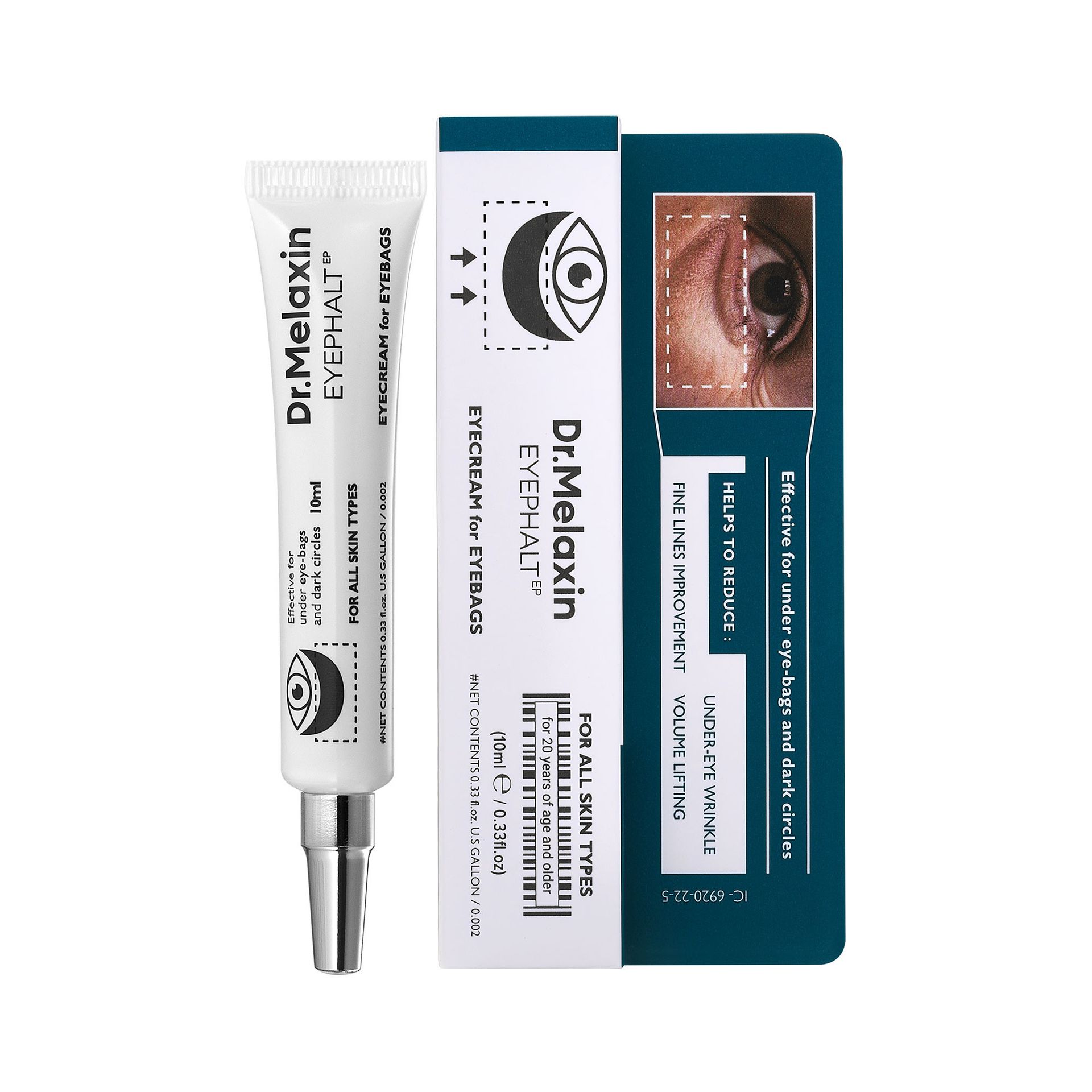 DR.MELAXIN EYEPHALT LINE Przeciwzmarszczkowy krem pod oczy redukujący opuchliznę 10ml