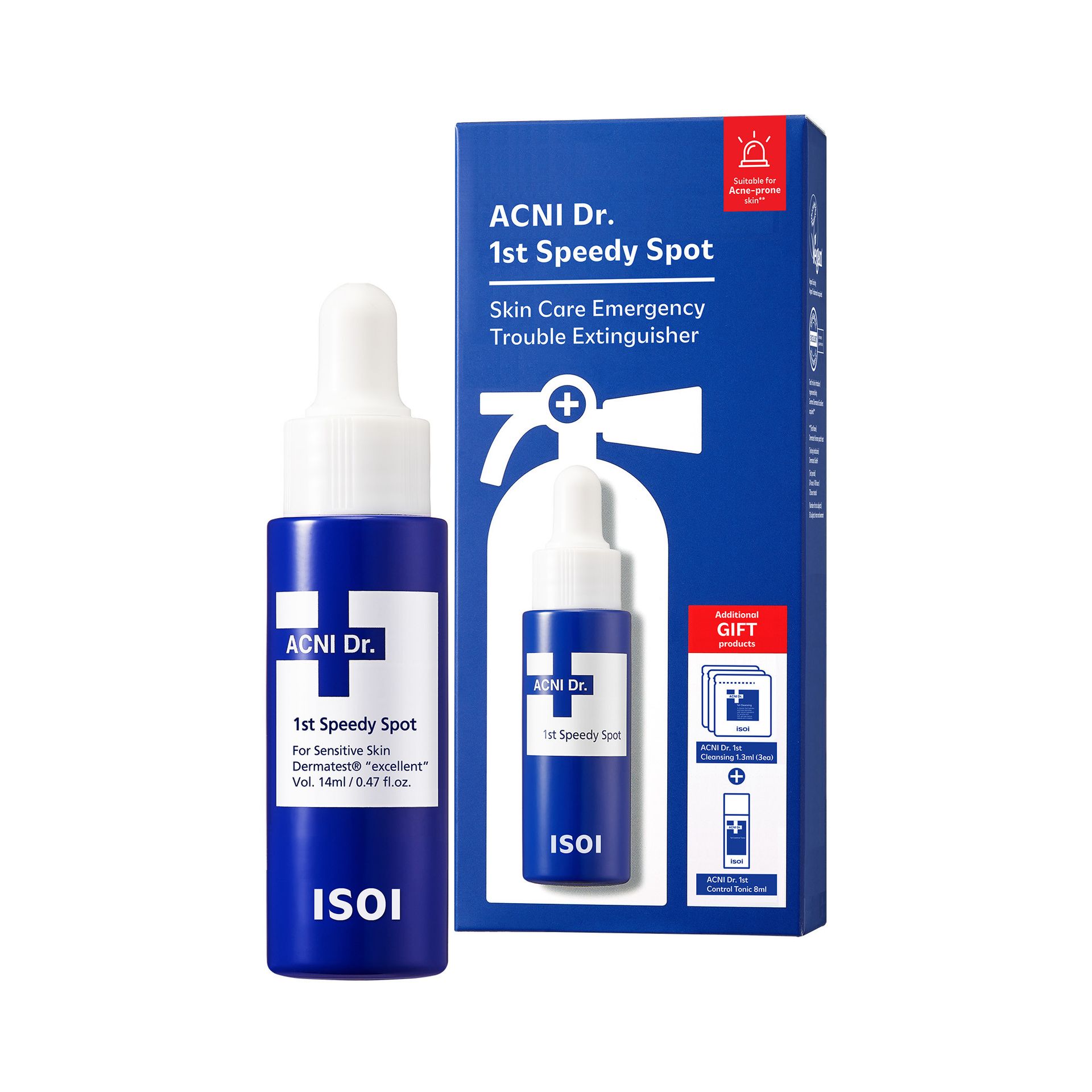 ISOI ACNI DR. 1ST SPEEDY SPOT Zestaw na wypryski (14ml + 8ml + 1,3ml)
