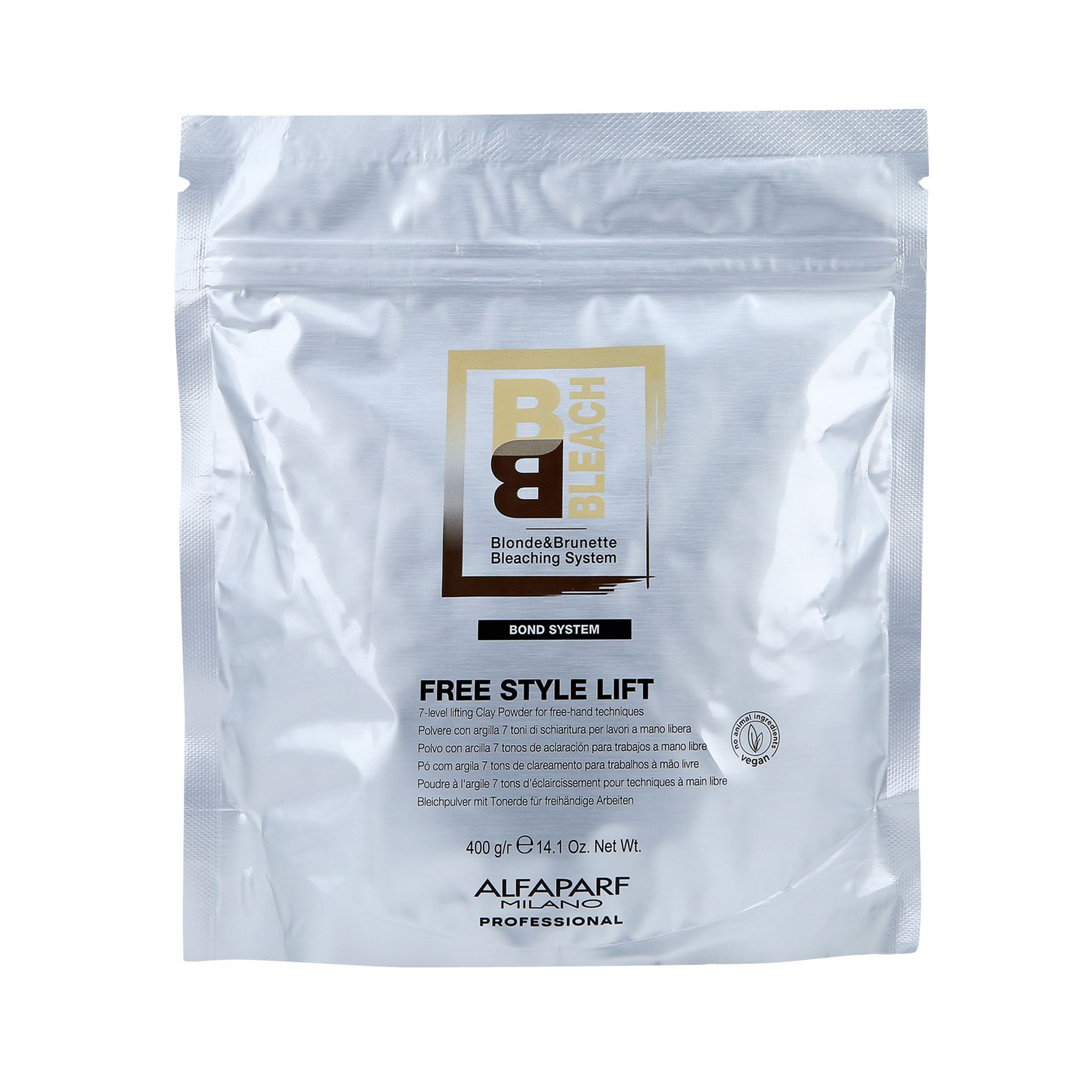ALFAPARF BLEACH FREE STYLE LIFT 7 BOND SYSTEM Rozjaśniacz do włosów w proszku 400g