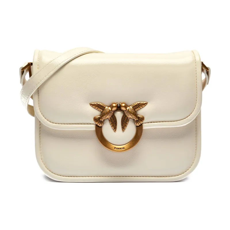 Pinko Skórzana torebka na ramię LOVE BOX MINI