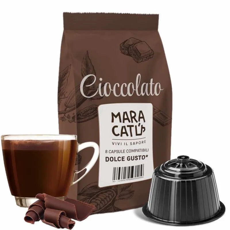 8 Kapsułek Maracatú Czekolada Kompatybilnych z Nescafè Dolce Gusto