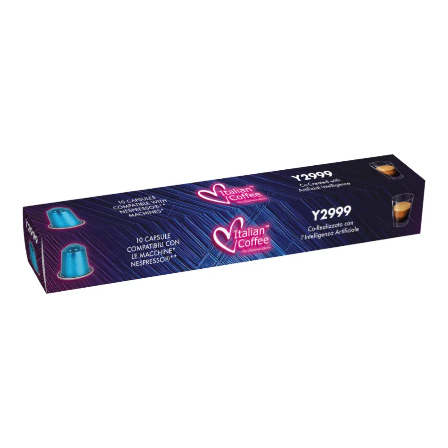 Y2999 Italian Coffee Kapsułki Aluminiowe 10szt - Kompatybilne z Nespresso®, Mieszanka
