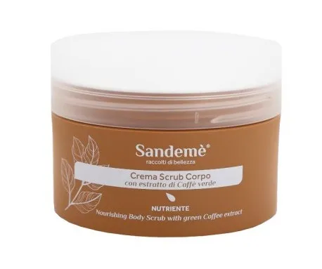 Sandemé Peeling do Ciała 250ML - Ekstrakt Zielonej Kawy Krem