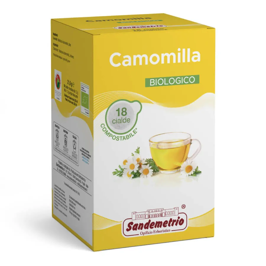 Sandemetrio Organiczny Rumianek 18 Saszetek ESE 44mm - Naturalne Uspokojenie