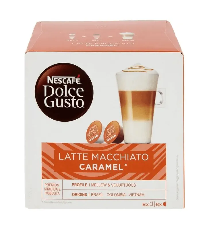 Nescafé Dolce Gusto Caramel Latte Macchiato Kapsułki Oryginalne