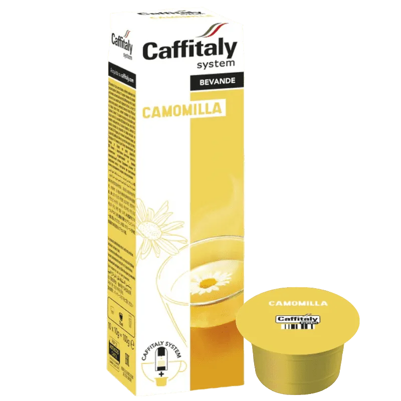 10 Oryginalnych Kapsułek Słodkiego Rumianku Caffitaly System - kojąca ziołowa infuzja