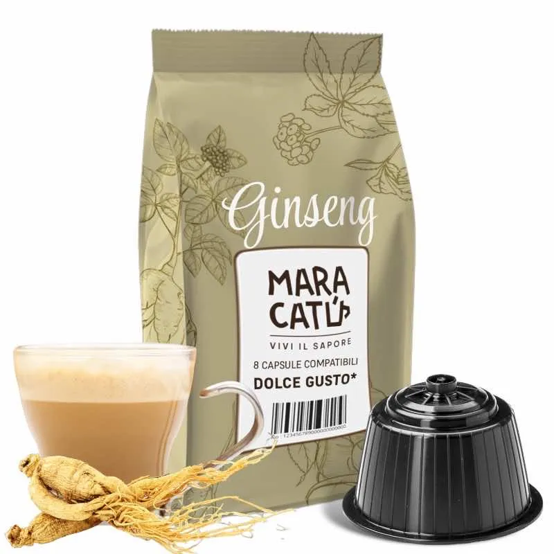 8 Kapsułek Nescafè Dolce Gusto Kompatybilnych Maracatú Żeń-szeń
