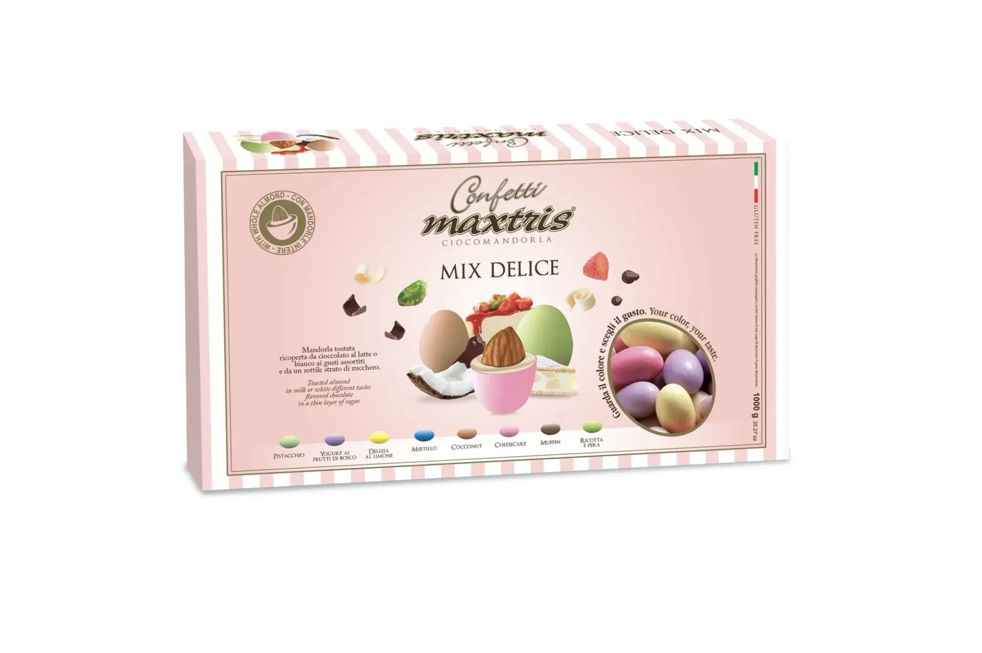 Maxtris Mix Delice - biała i mleczna czekolada 1kg