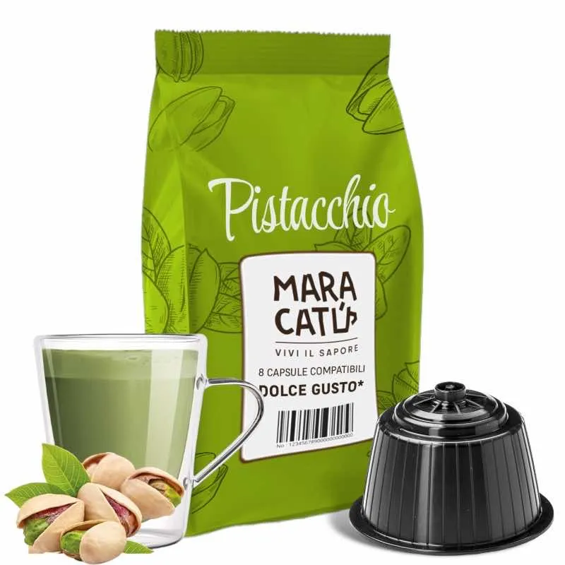 8 Kapsułek Maracatú Pistacjowych Kompatybilnych z Nescafè Dolce Gusto