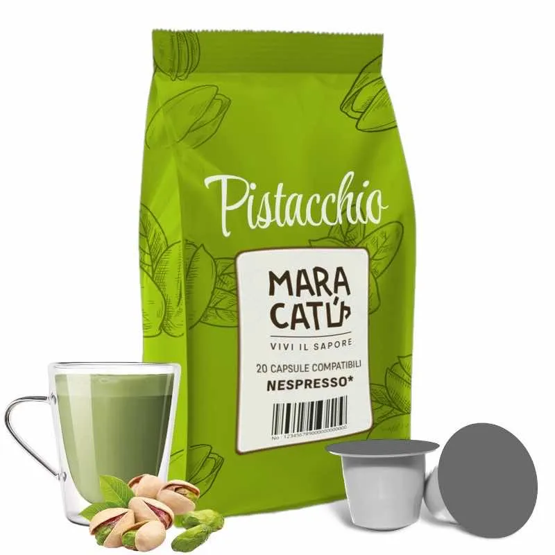 20 Pistacjowych Maracatú Nespresso Kompatybilne Kapsułki