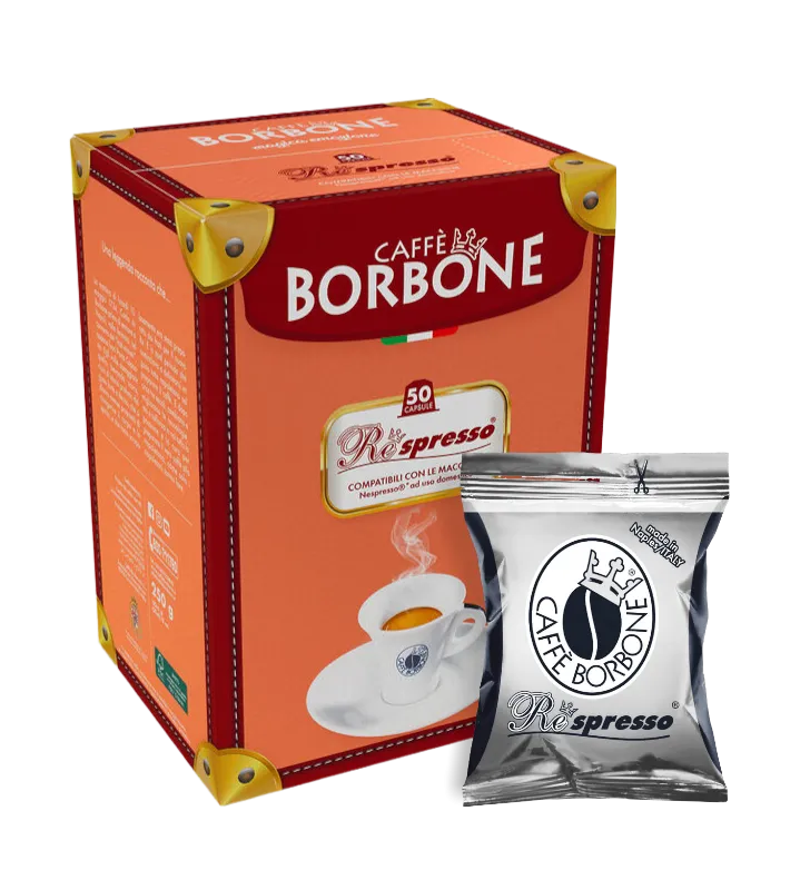 50 Kapsułek Borbone Miscela NERA - Nespresso Kompatybilne Włoska Kawa
