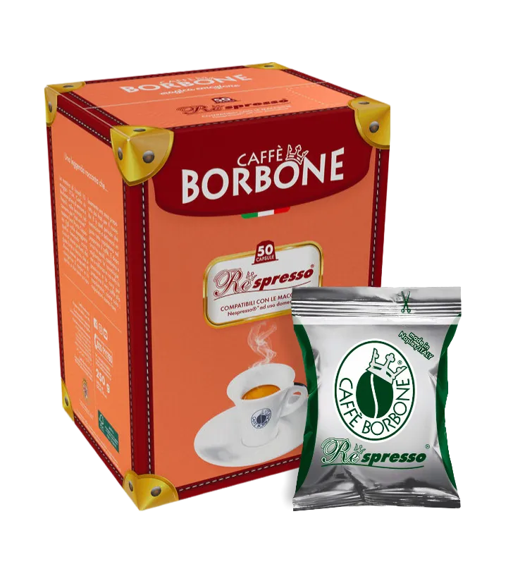 50 Kapsułek Borbone Miscela DEK - Nespresso Kompatybilne Bezkofeinowa