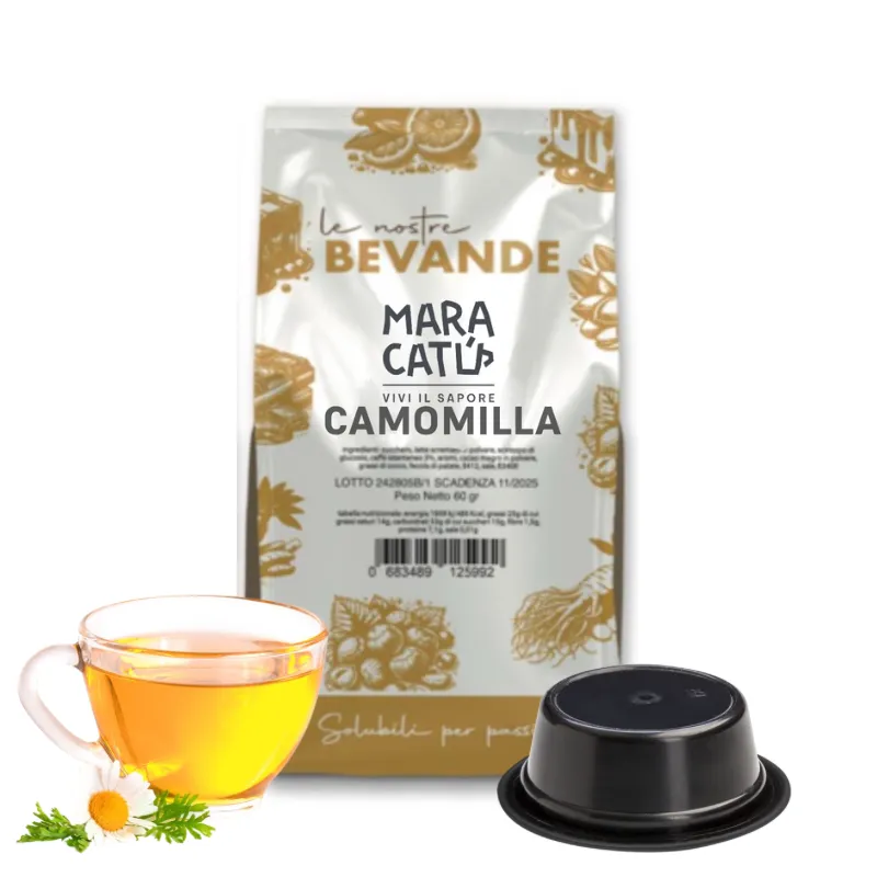 16 kapsułek Camomilla Maracatù A Modo Mio kompatybilne - herbata