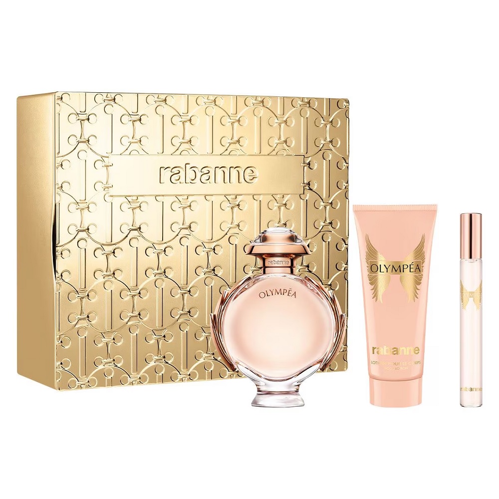 Zestaw Woda perfumowana Olympea Balsam do ciała Mini