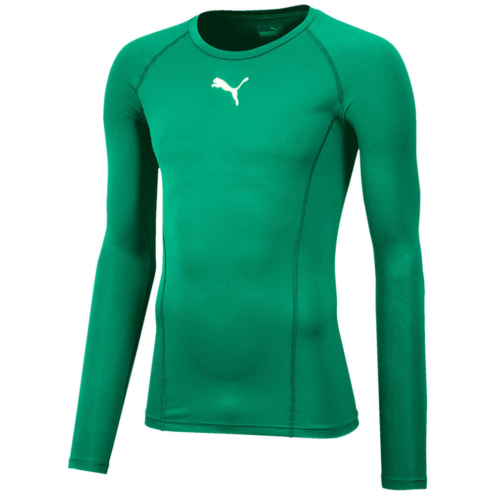 Puma ligi Base Layer Tee LS Shirt, zielony, s 655920 05