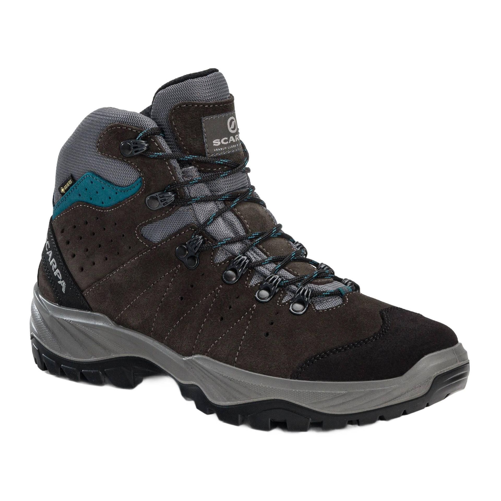 Scarpa Męskie buty trekkingowe Mistral GTX High Rise, Smoke-Lake Blue Gore-tex Energy II, 11,5 UK