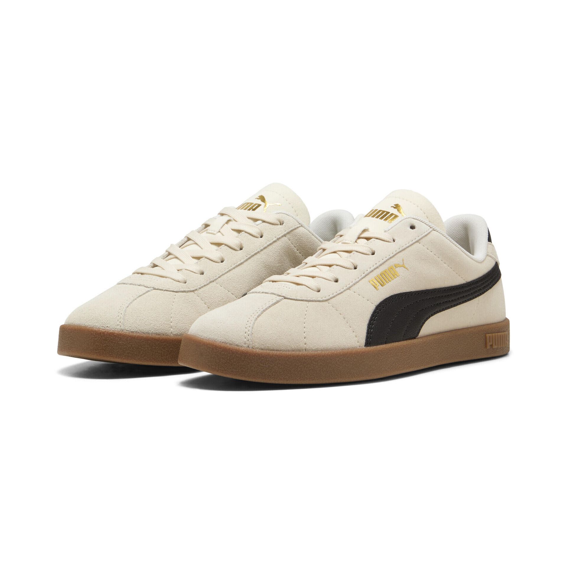 Sneakersy zamszowe unisex PUMA Club II PUMA Alpine Snow Black Gold White