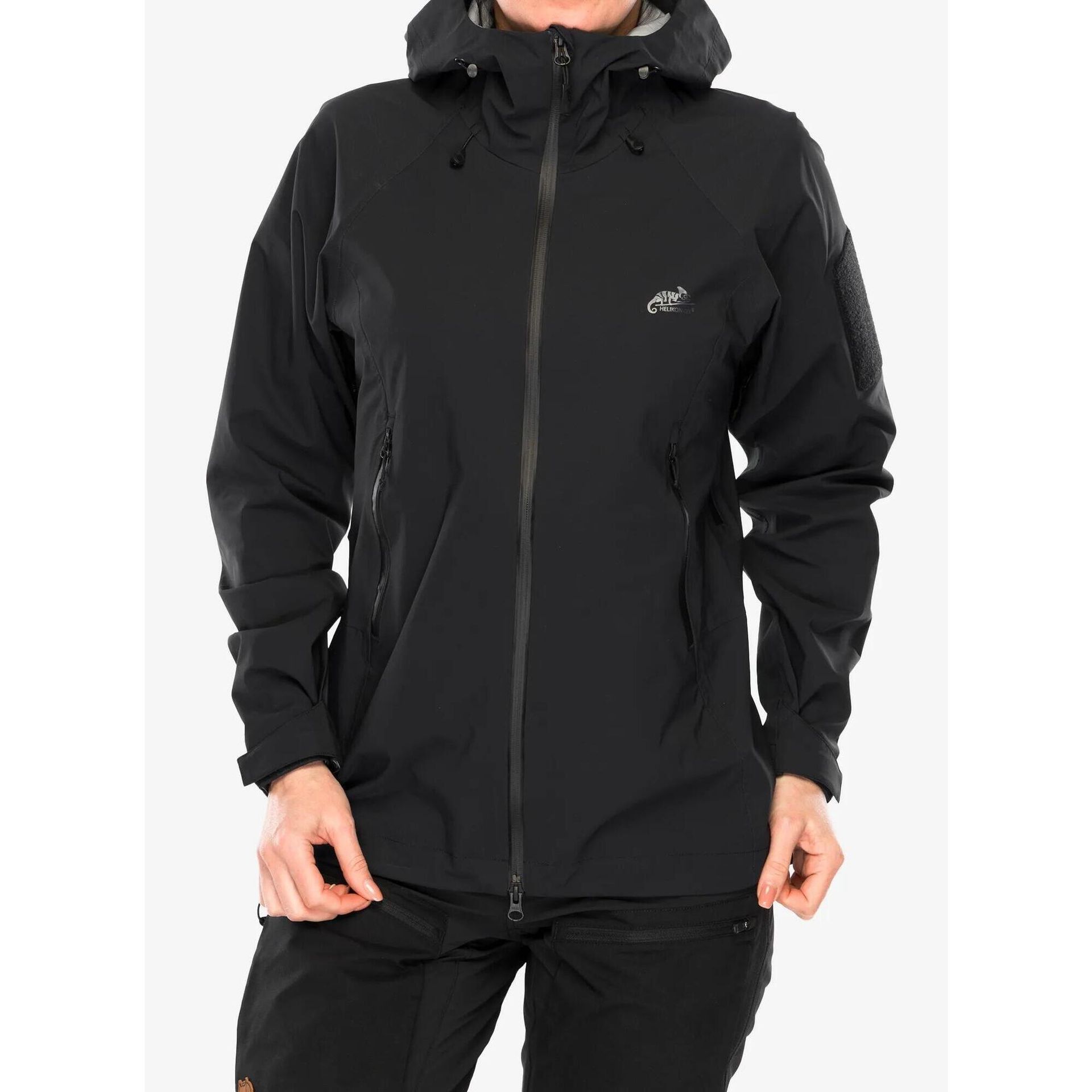 Kurtka damska Helikon-Tex Hardshell SQUALL - TorrentStretch - Czarna