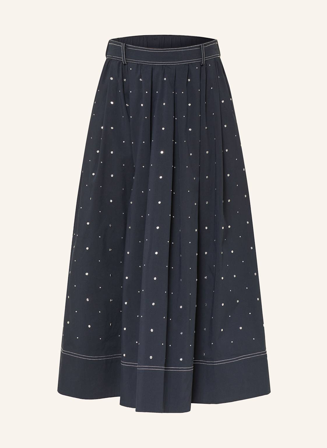 Maje Spódnica Z Ćwiekami blau