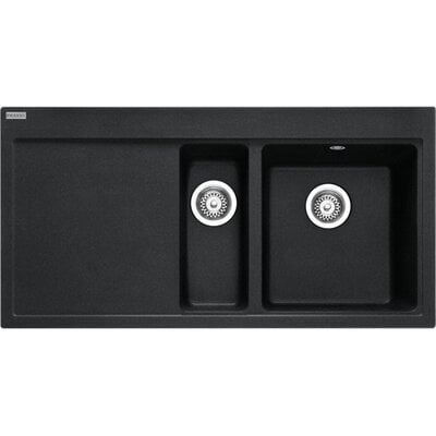 Zlewozmywak półtorakomorowy z ociekaczem FRANKE Mythos MTG 651-100 114.0743.115 Onyx 51.5x100