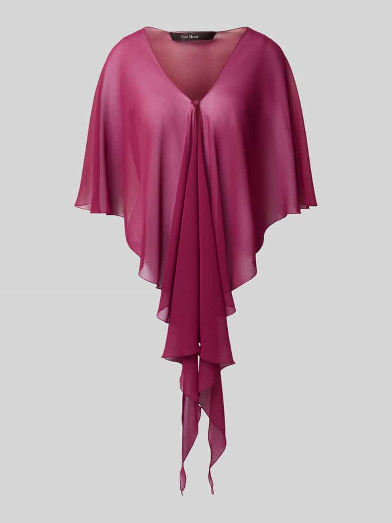 Ponczo z dekoltem w serek