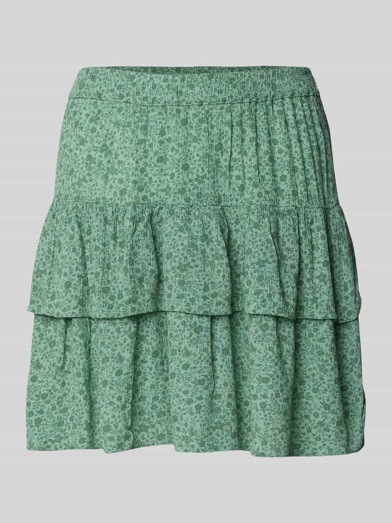 Spódnica mini rozkloszowana z czystej wiskozy model ‘30 BERYL’