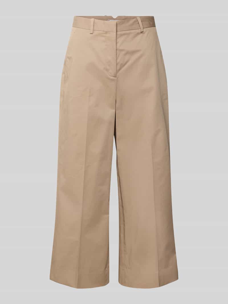 Spodnie szerokie z mieszanki bawełny i lyocellu