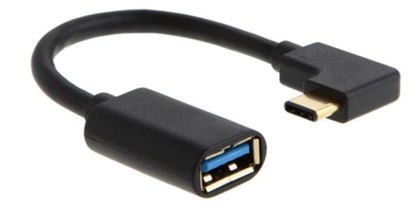 Microconnect USB3.1CAF05BH-ANG zmieniacz płci / kabli USB Type C USB-A Czarny USB3.1CAF05BH-ANG