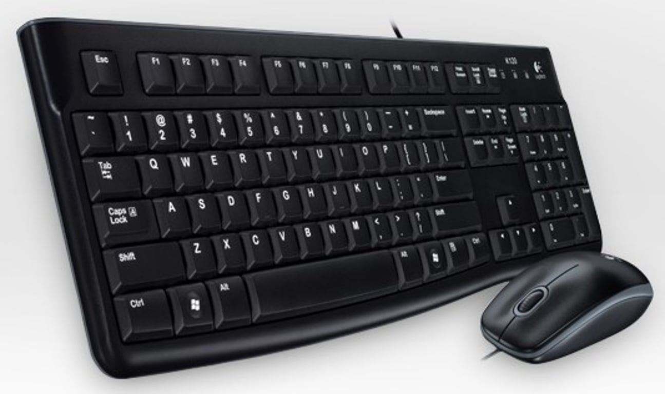 Logitech Desktop MK120 klawiatura USB QWERTZ Węgierski Czarny 920-002542