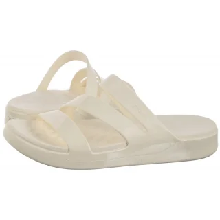 Klapki Getaway Patent Strappy Chalk 211296-0WV (CR395-a) Crocs