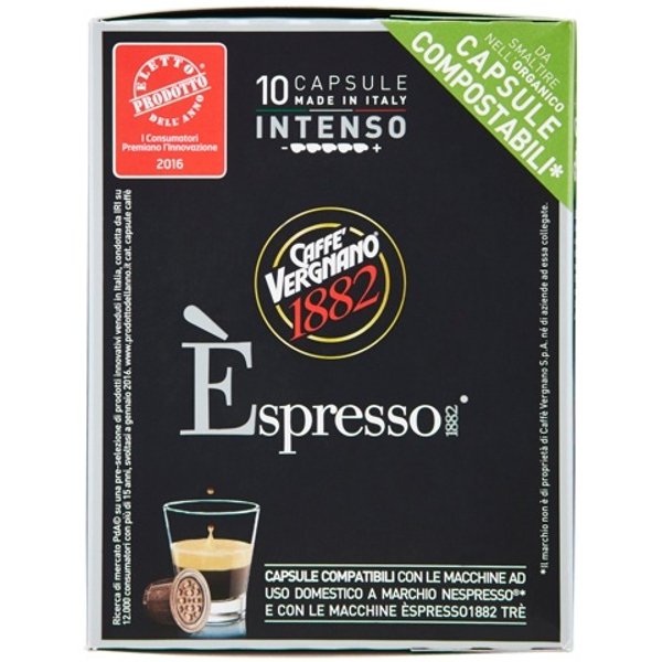Kapsułki do ekspresu Intenso Nespresso 10 szt. Caffe Vergnano