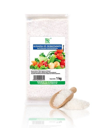 Radix Kłodawska sól kamienna drobnoziarnista naturalna niejodowana 1 kg