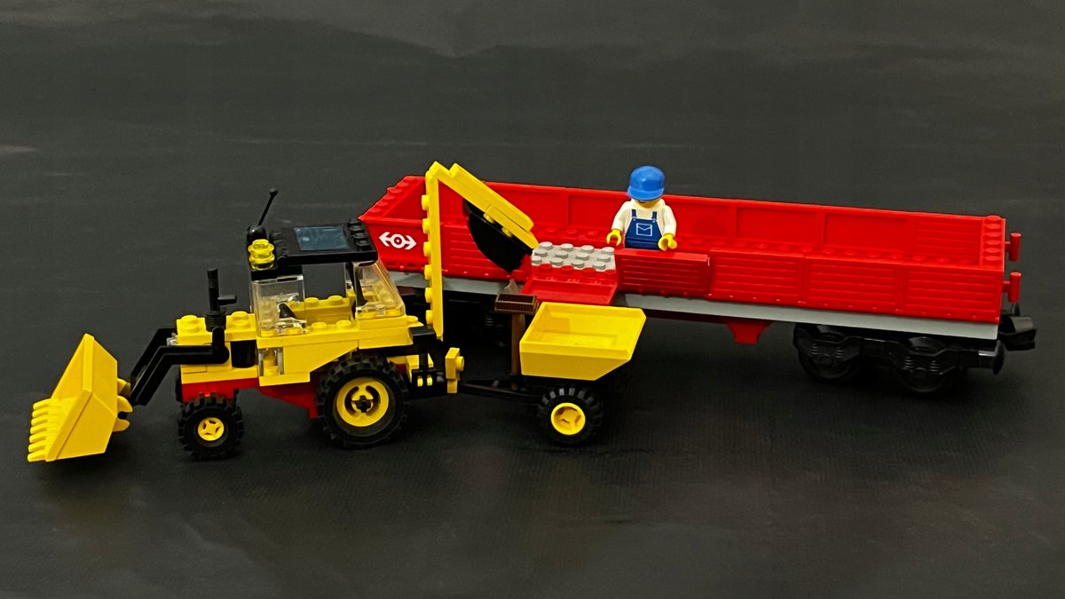 4543 Lego Wagon do transportu ciężkich pojazdów