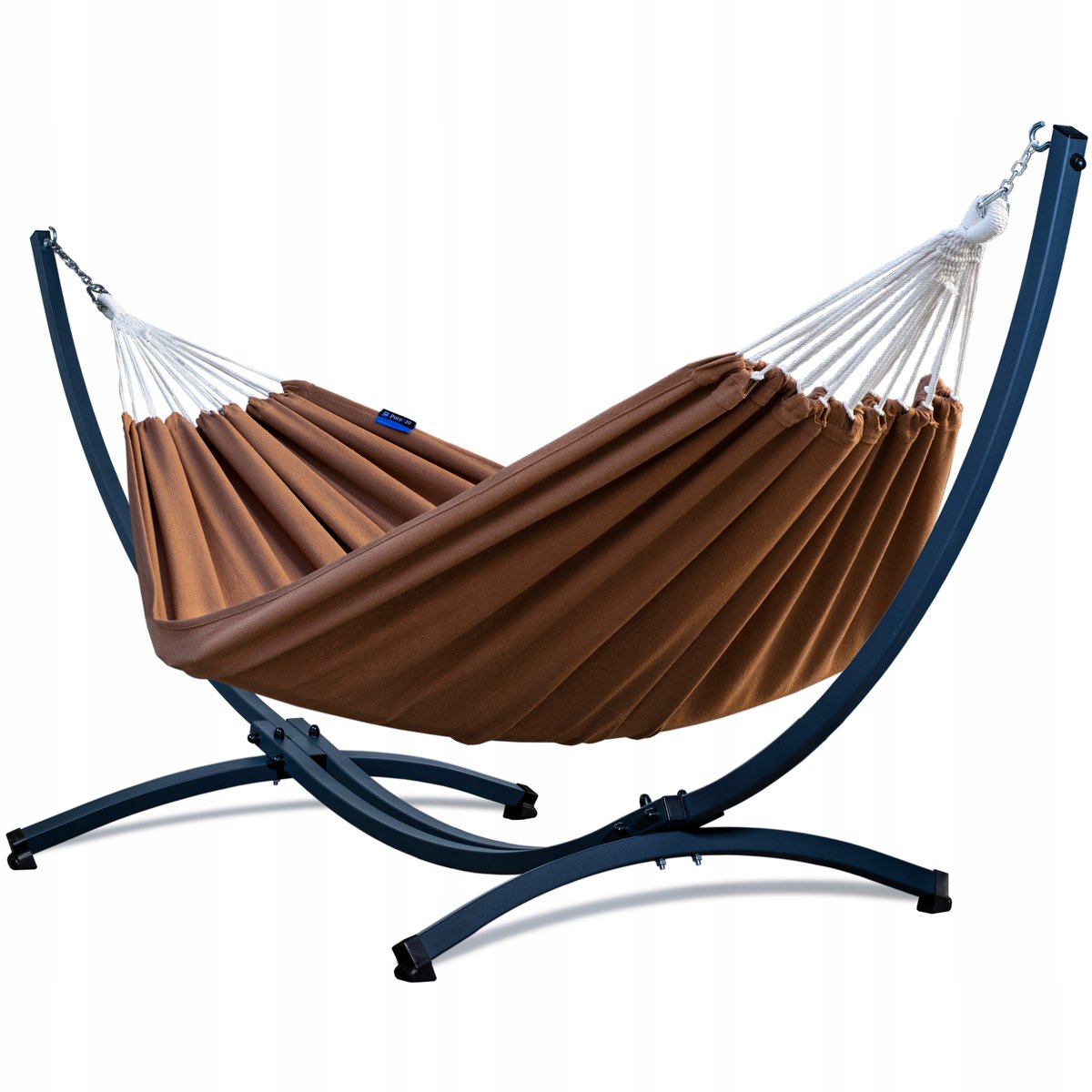 POTENZA stelaż do hamaka 220kg + hamak ogrodowy ROMA XL 220x160cm, zestaw