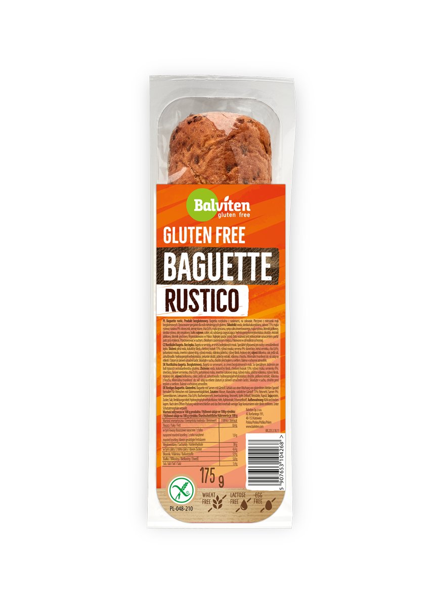 Bagietka rustykalna 175g Produkt bezglutenowy