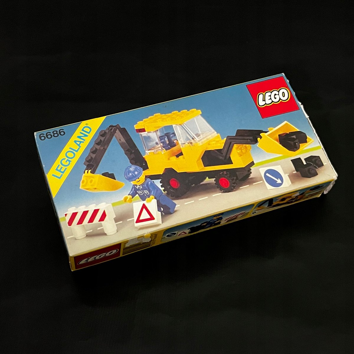 6686 LEGO Żółta Koparka